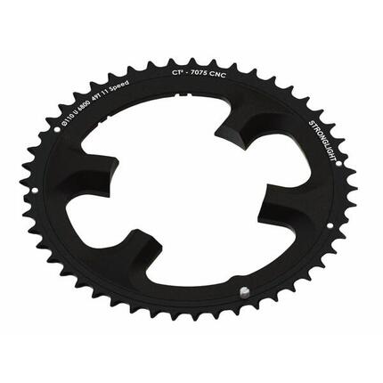 Stronglight Kettenblatt Ultegra 110mm außen 52 Zähne, schwarz, ct², 11-fach
