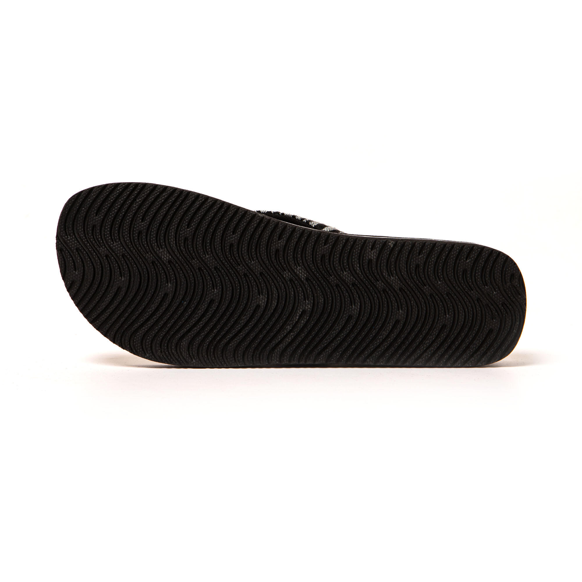 Strand slippers voor dames Brasileras Zwart met rubberen zool 7/7
