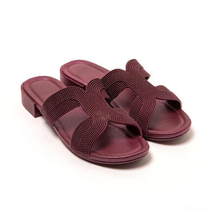 Sandalen Damen Brasileras Militärgrün mit Gummisohle