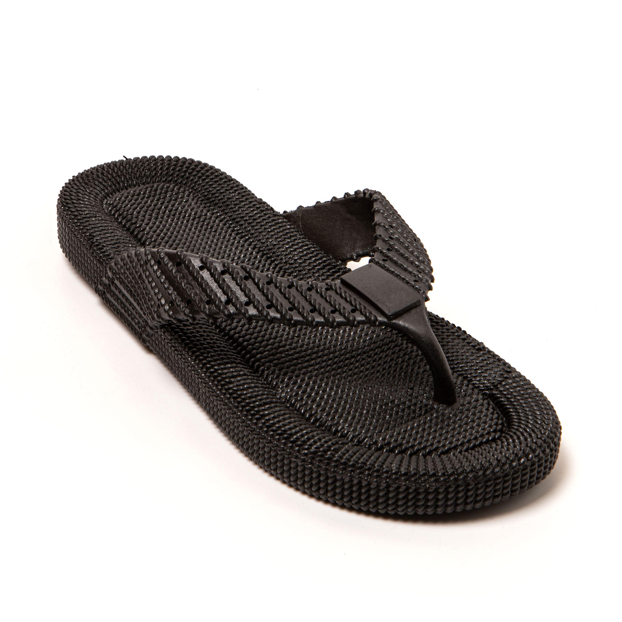 Tongs homme Brasileras Noir semelle en gomme 2/7