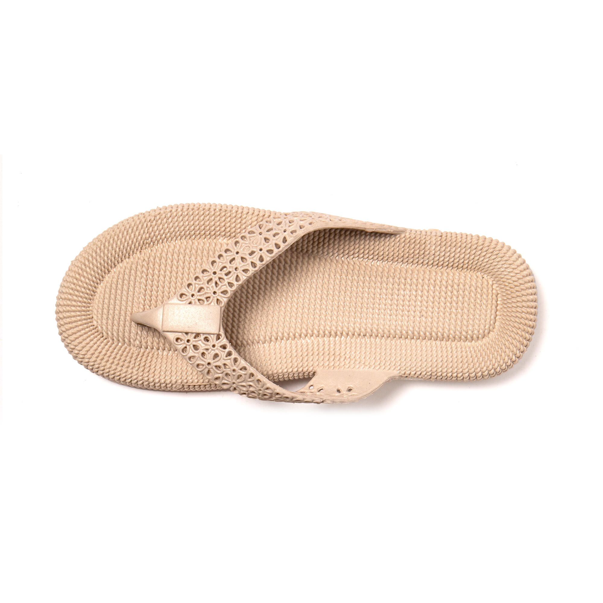 Infradito donna Brasileras Beige con suola in gomma 5/7