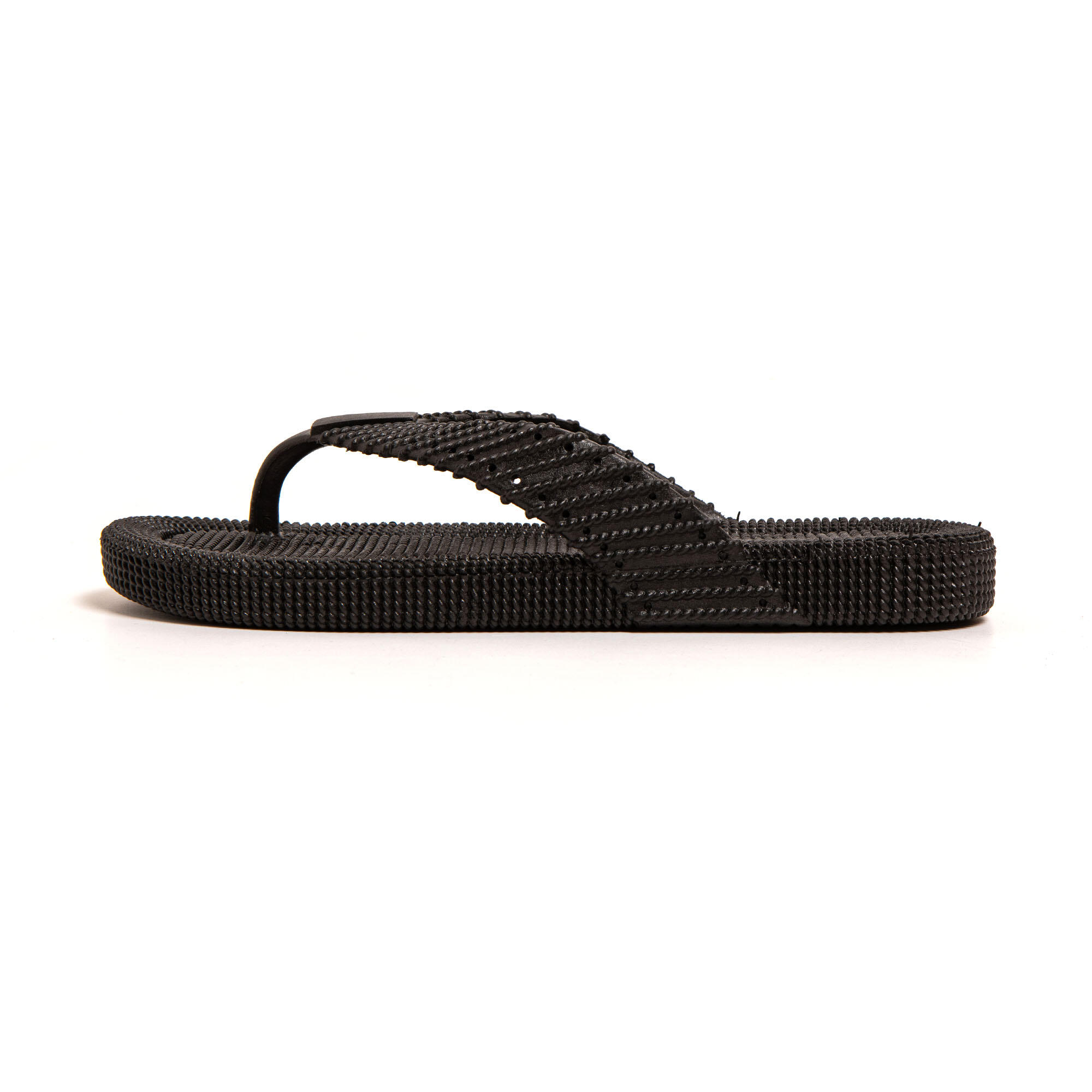 Tongs homme Brasileras Noir semelle en gomme 4/7