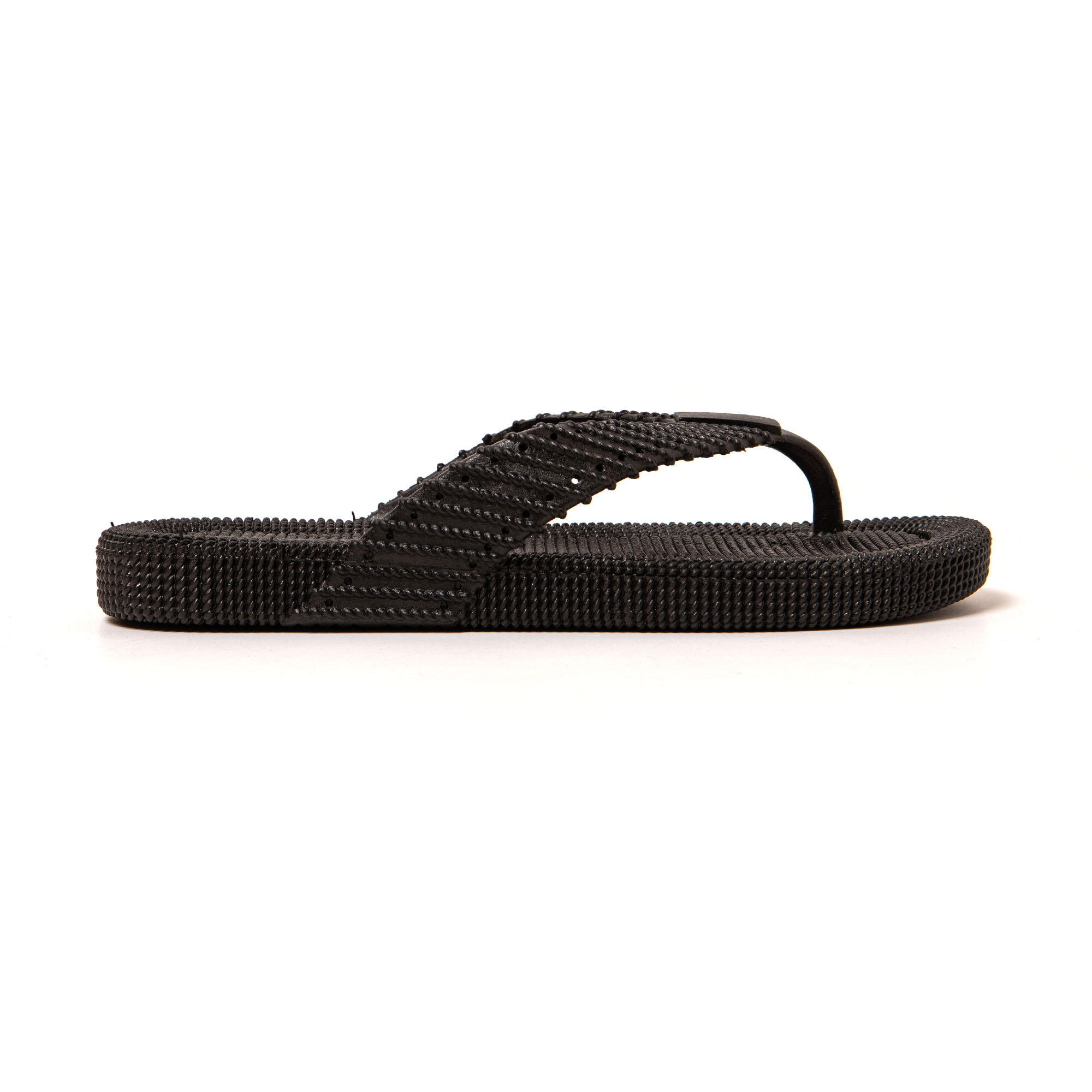 Tongs homme Brasileras Noir semelle en gomme 3/7
