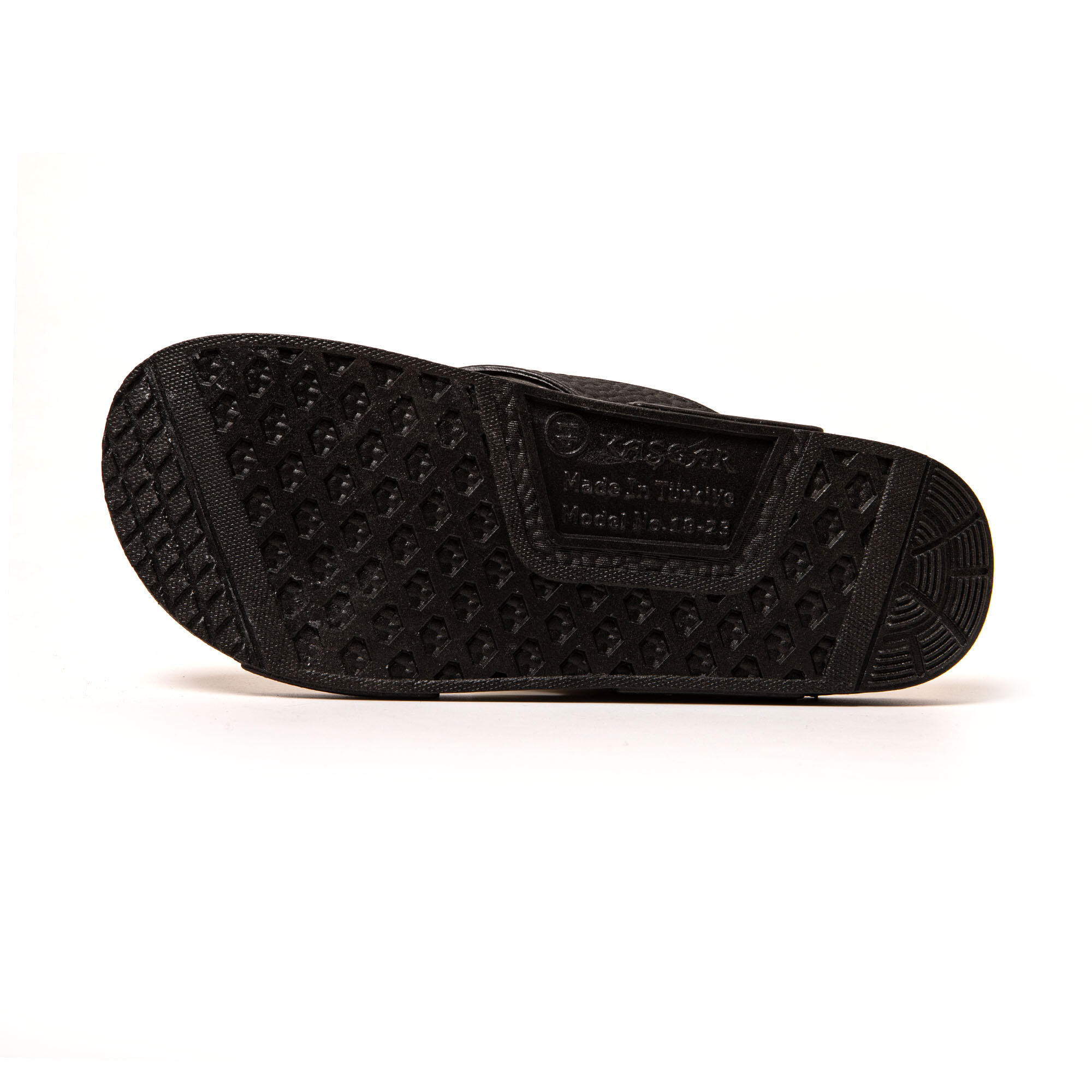 Chanclas playa hombre Brasileras Negro suela goma 7/7