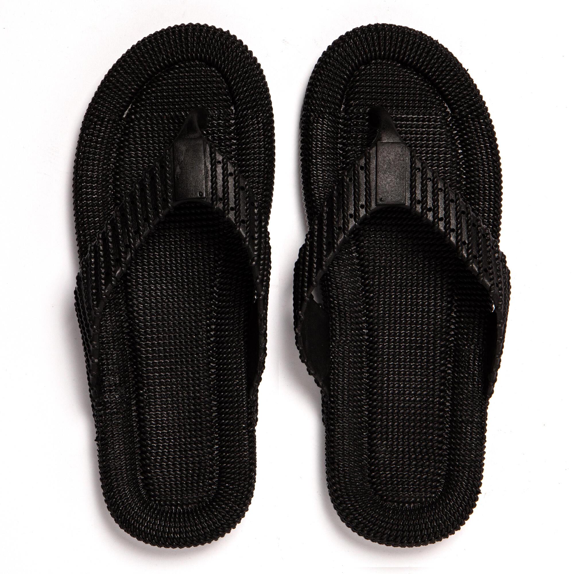 Tongs homme Brasileras Noir semelle en gomme 6/7