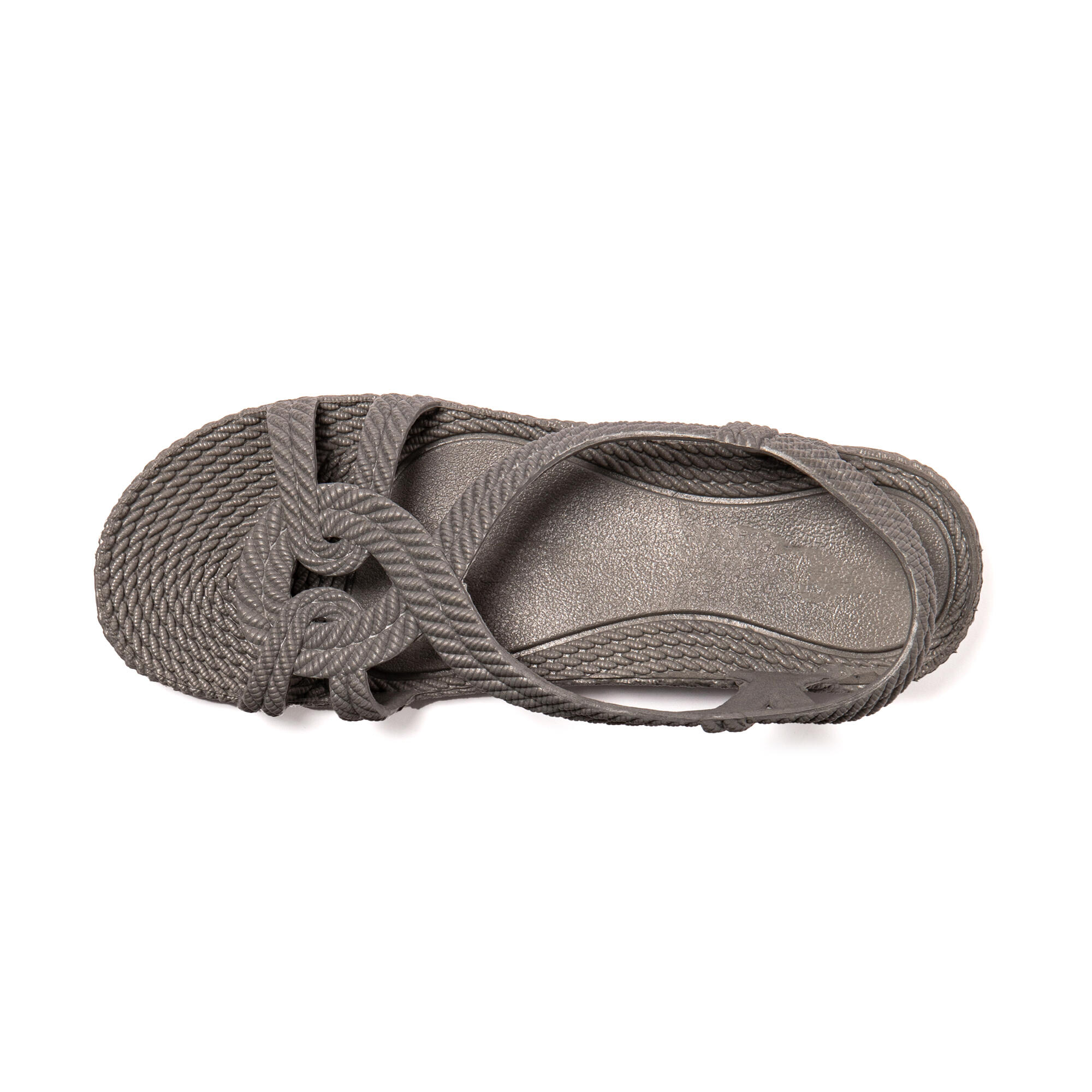 Sandali donna Brasileras Grigio con suola in gomma 5/8