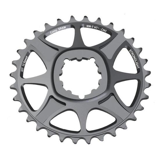 Stronglight Kettenblatt MTB Sram 1x12 direct mount 36Z 6mm offset grau HT³