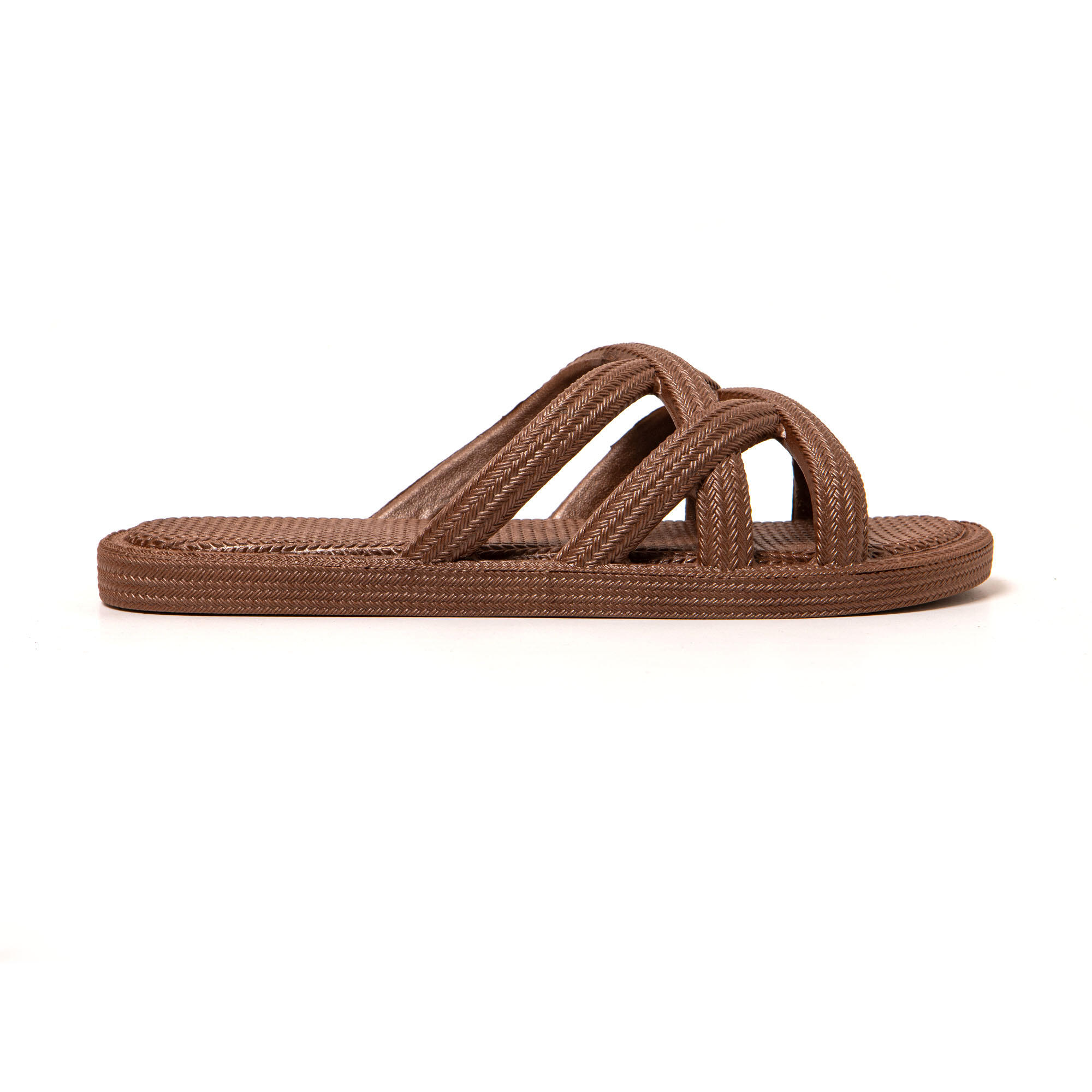 Sandali donna Brasileras Marrone con suola in gomma 3/7