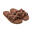 Sandales femme Brasileras Marron semelle en gomme
