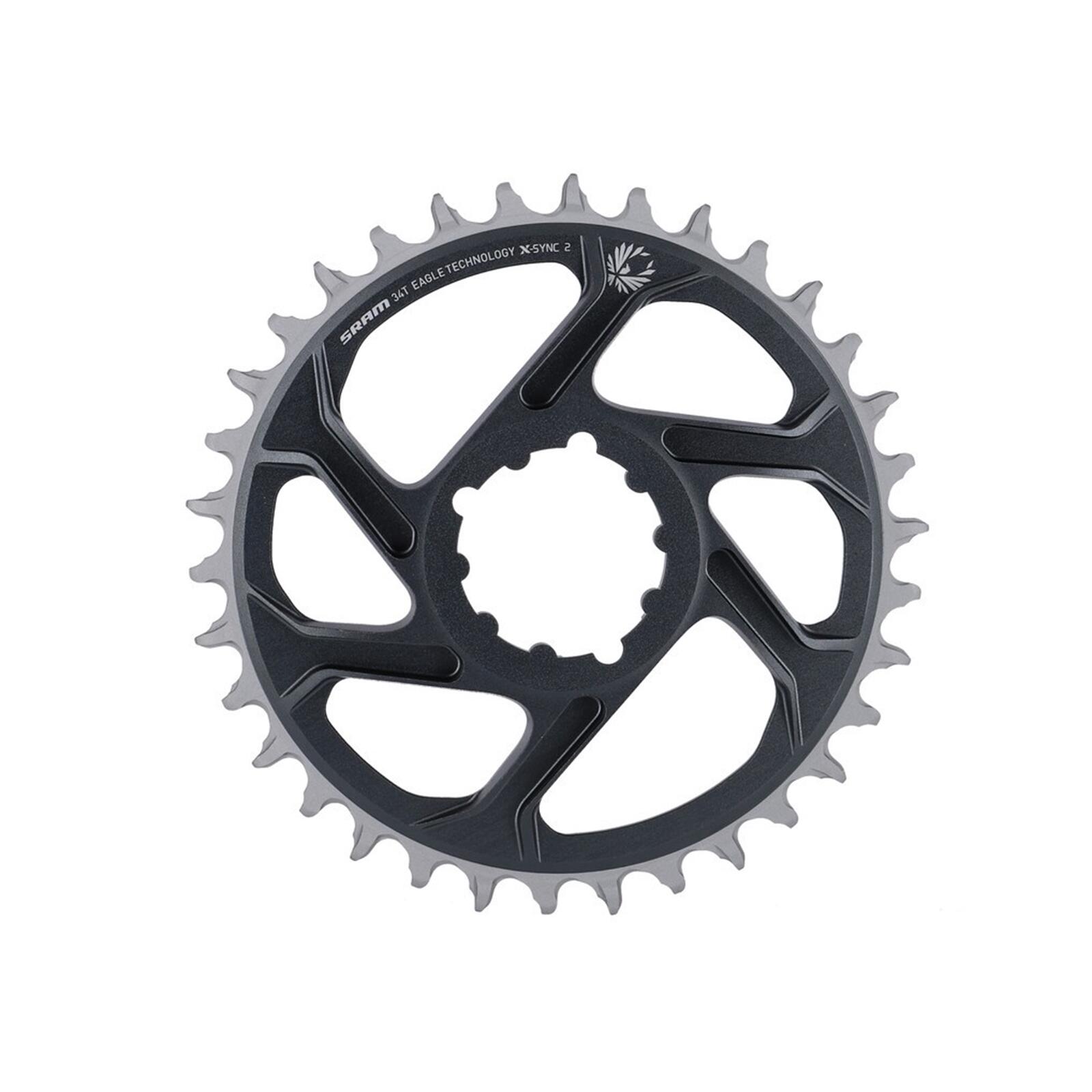 SRAM Ingranaggio X-Sync 2 Eagle - Offset 6 mm - Moon Grey - 34 denti
