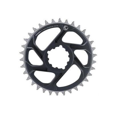 Kettingring x-sync 2 eagle - offset 6 mm - maangrijs - 34 tanden