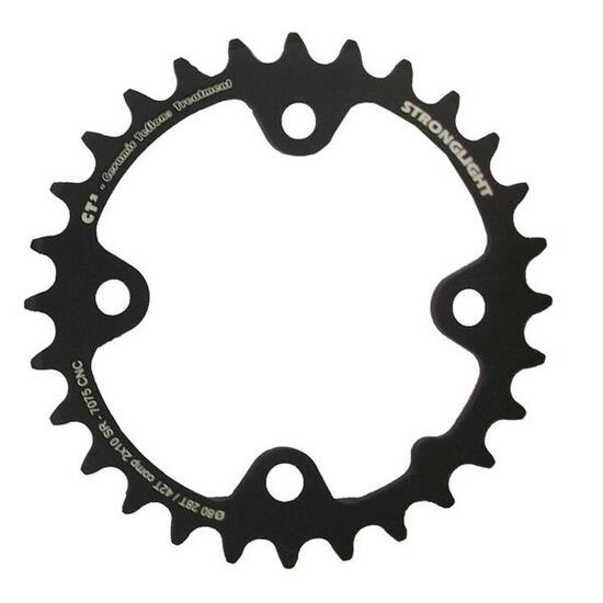 Stronglight Kettenblatt MTB f.Sram 2x10 innen 28 Zähne, schwarz, ct²