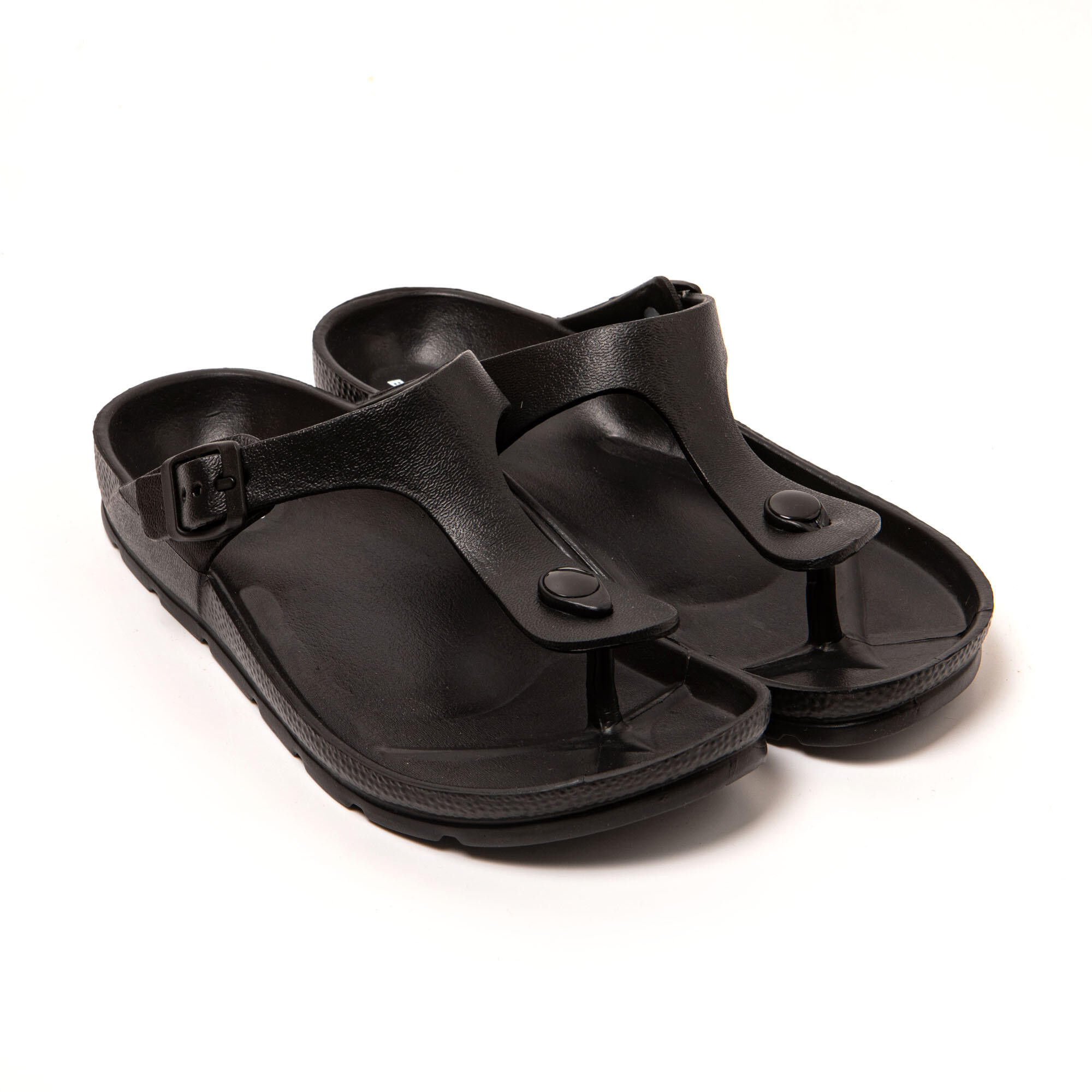 BRASILERAS Sandali unisex Brasileras Nero con suola in gomma