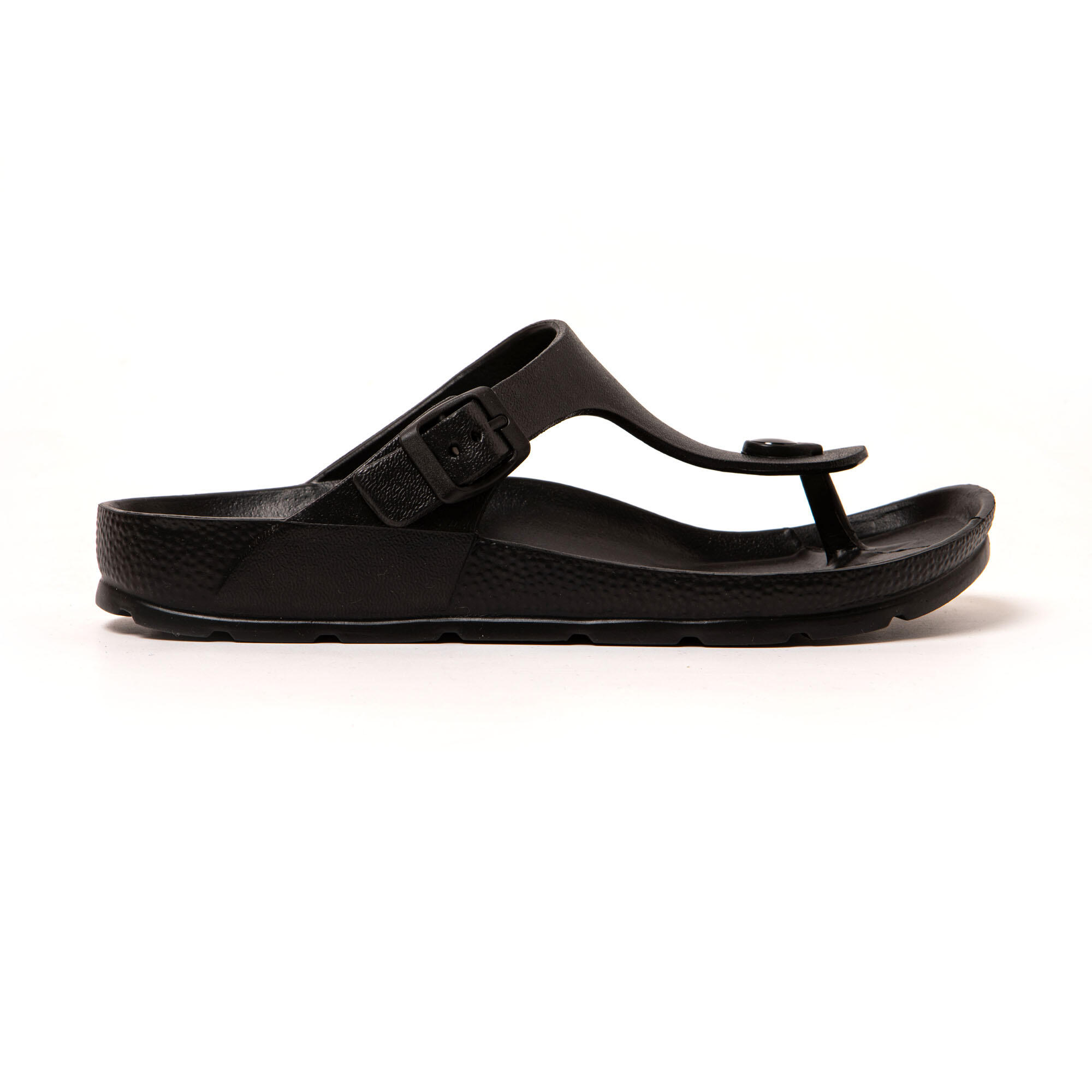 Sandalen Unisex Brasileras Schwarz mit Gummisohle 3/7
