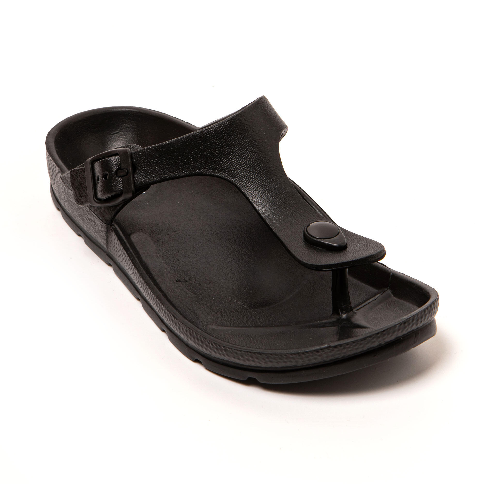 Sandalen Unisex Brasileras Schwarz mit Gummisohle 2/7