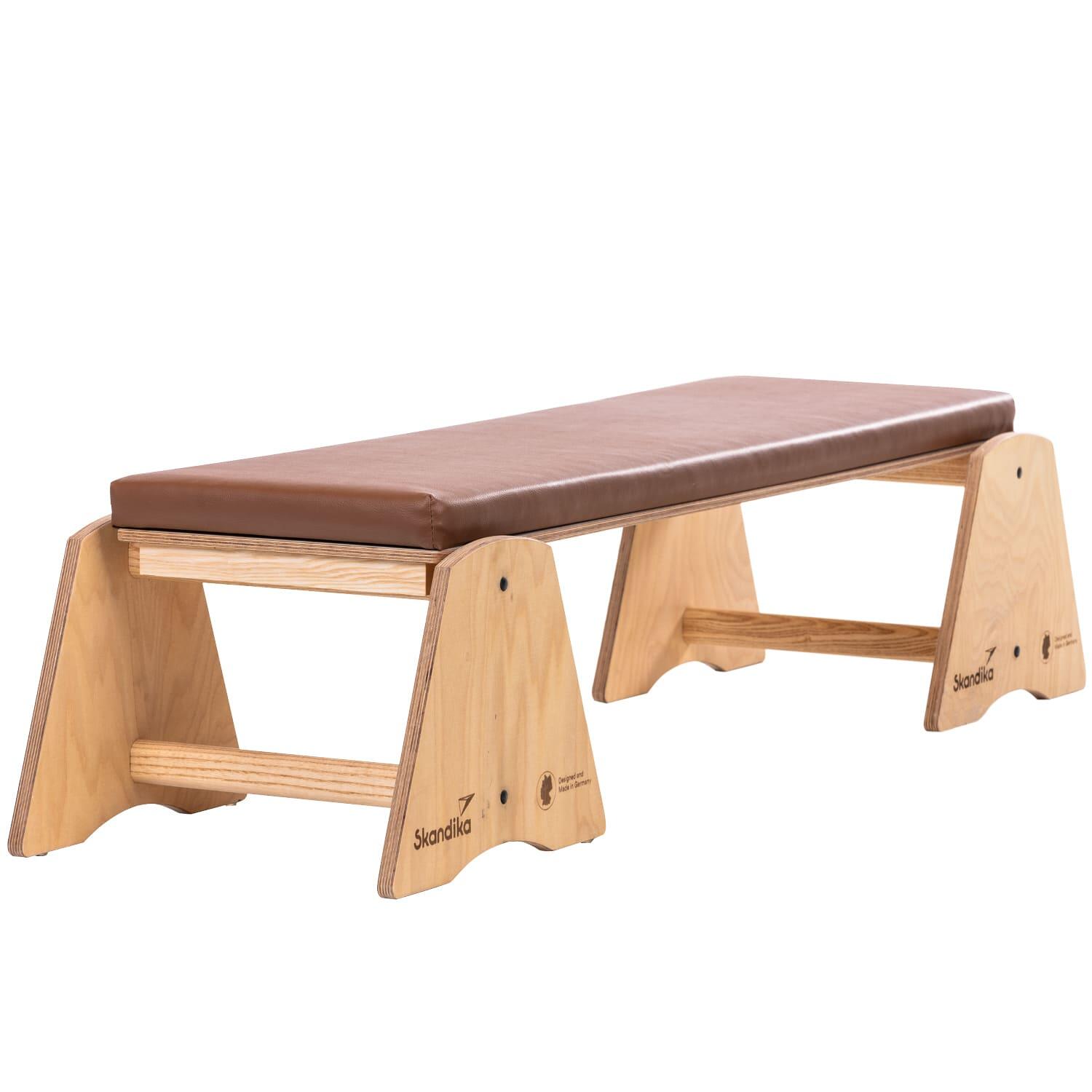 Skandika - Banc De Musculation Vira - Banc Incliné En Bois Massif - 148x42cm - Max. 120 Kg - Banc - Marron - Taille Unique - Decathlon
