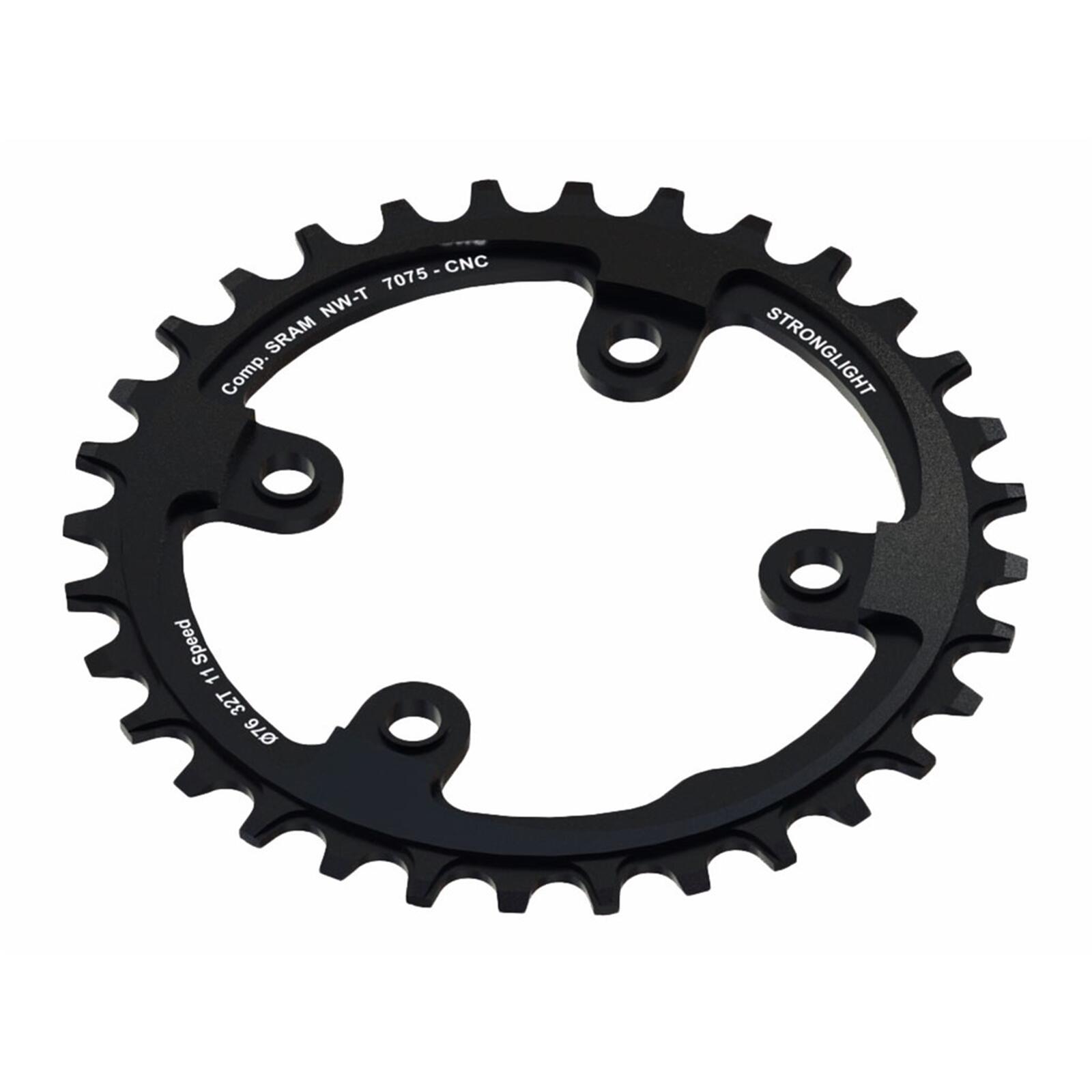 Plateau Stronglight Pour VTT - 104/64 BCD, 46 Dents, Aluminium 7075, 9 Vitesses