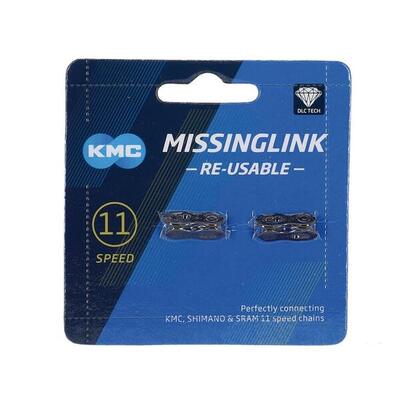 Set van 2 kmc missinglink cl555r dlc 11v black snelspanners