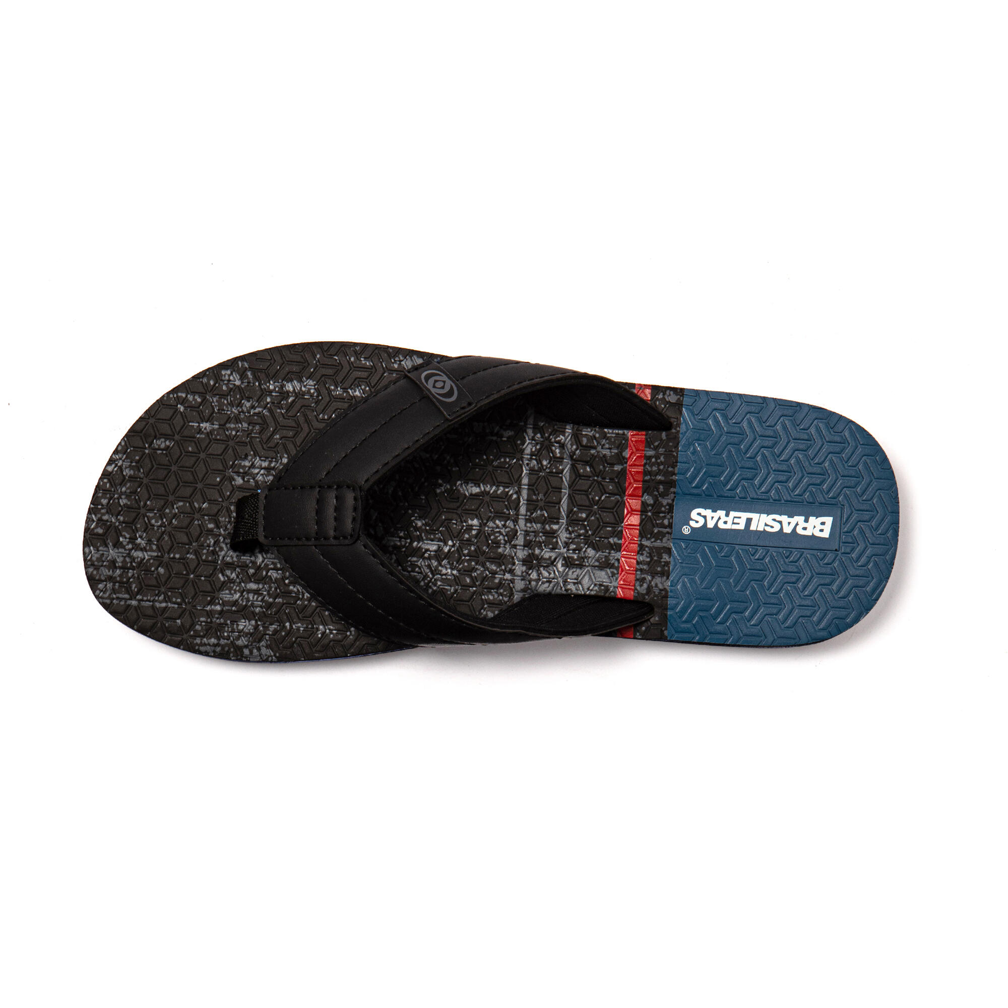 Chinelo masculino Brasileras Preto sola borracha 5/7