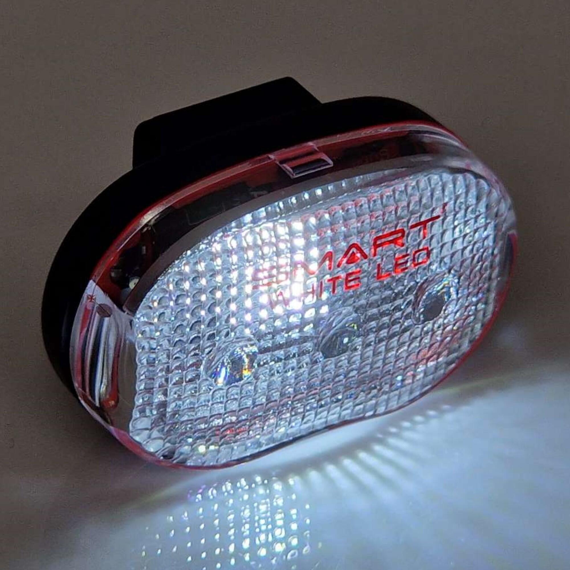 SMART 1 x Superbright White SMD LED 15 Lumens Battery Front Light 5/8