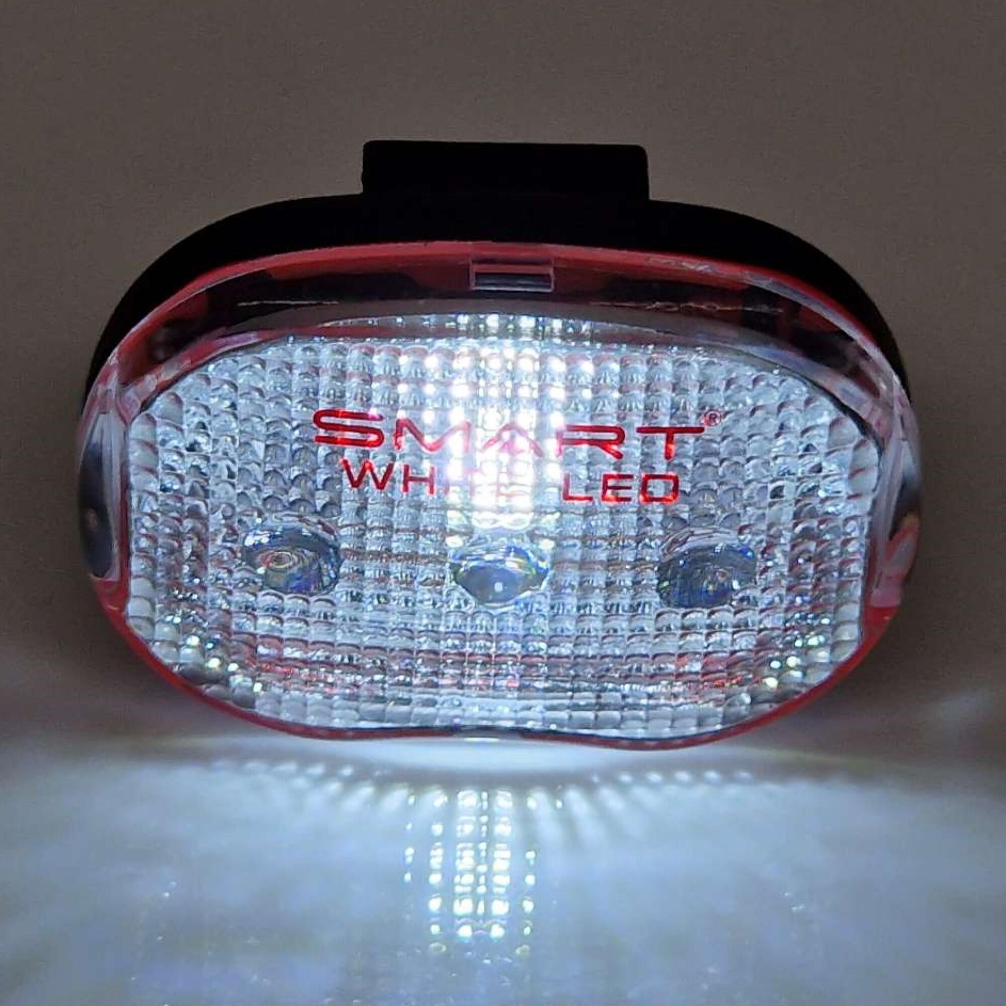 SMART 1 x Superbright White SMD LED 15 Lumens Battery Front Light 6/8