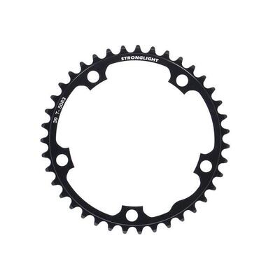 Kettingblad shimano/sram/fsa type s dural 9/10v 39t steek 130 zwart