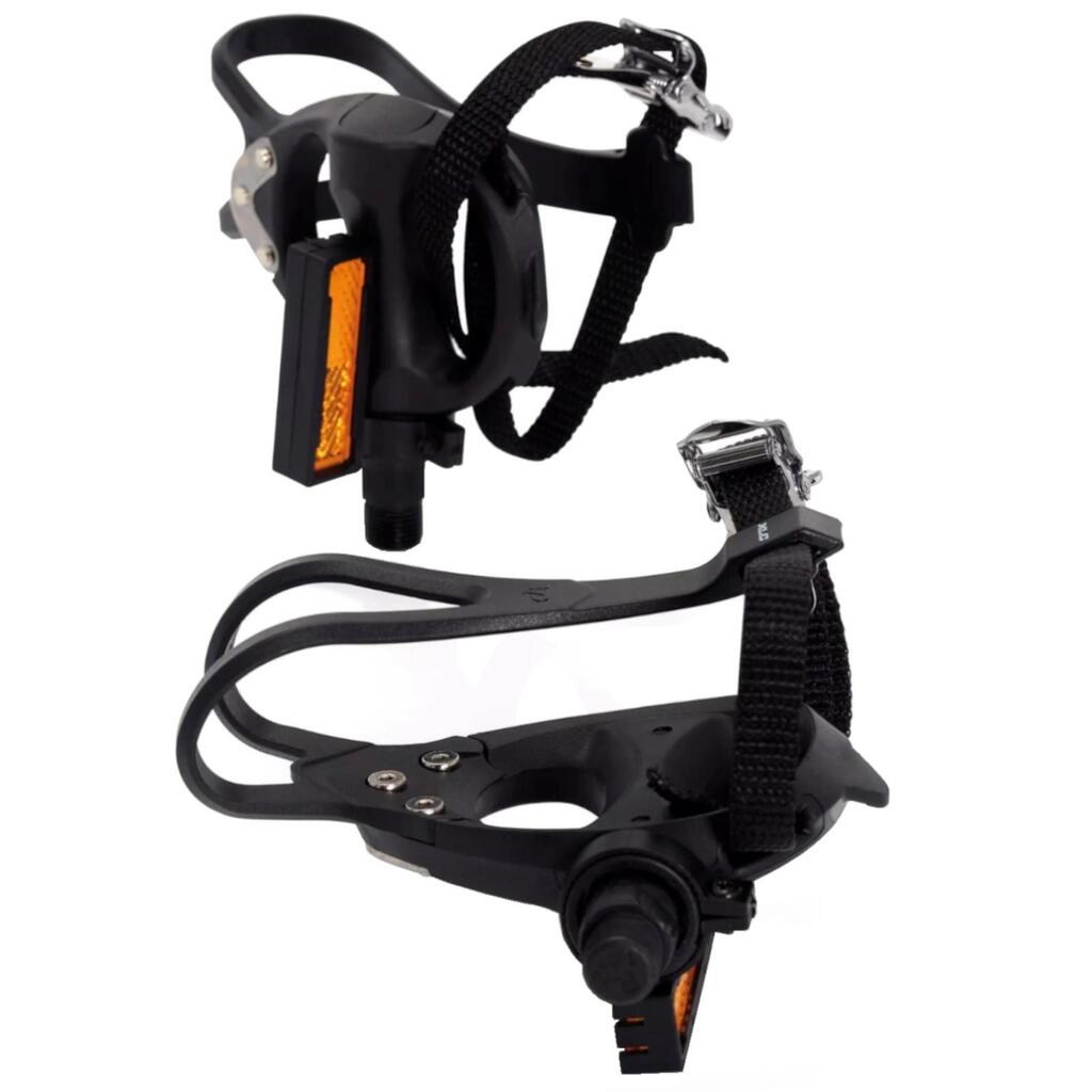 Pedals with road straps XLC PD-R01