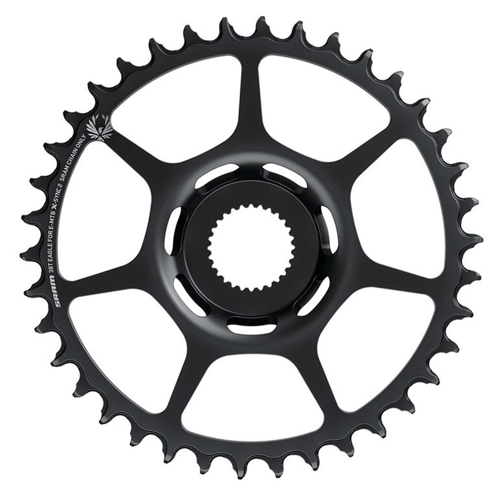 SRAM SRAM corona per Bosch 38T, acciaio nero.
