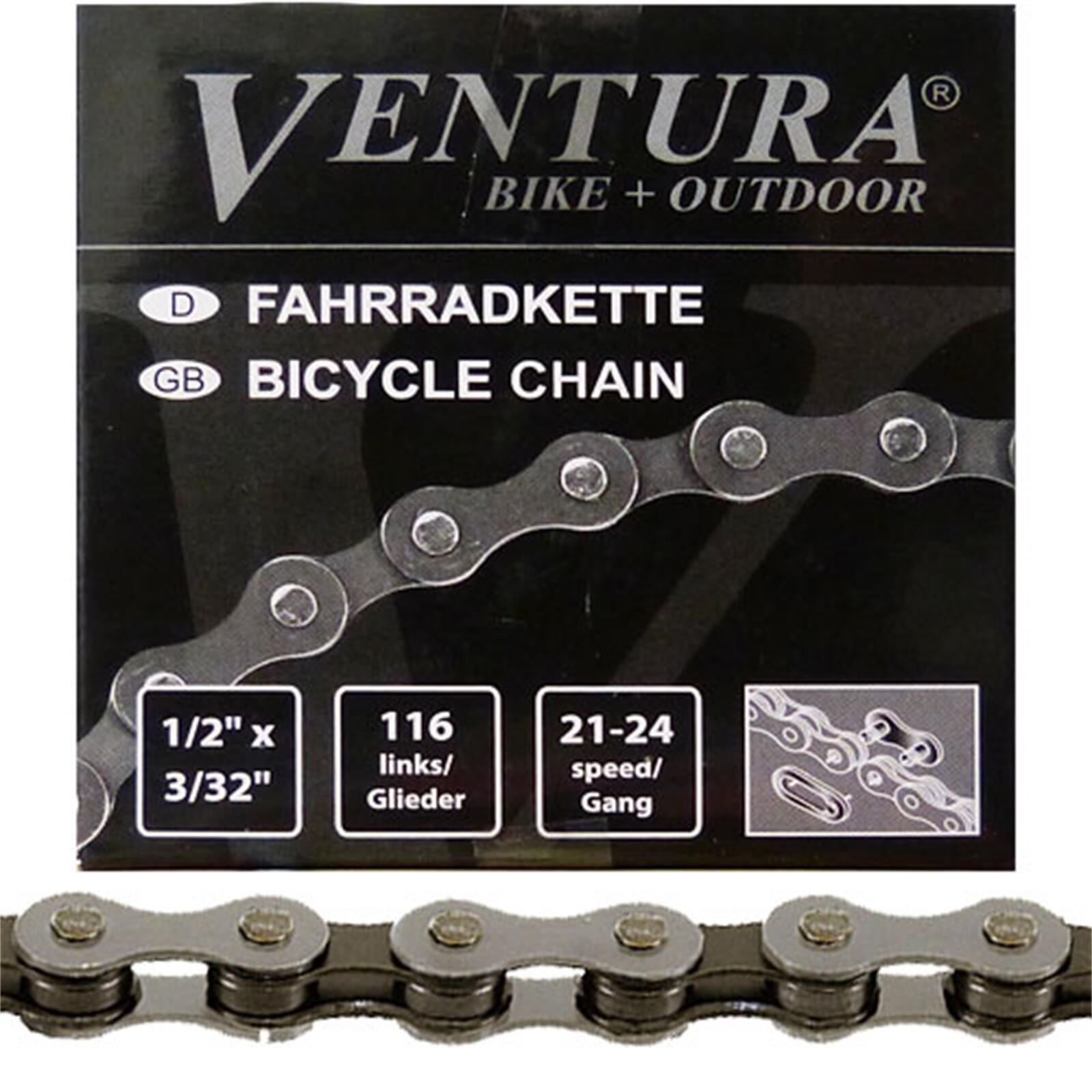 MESSINGSCHLAGER Catena Ventura 8 velocità 1/2x3/32 116 maglie grigio/marrone.