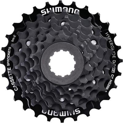 Shimano cshg200 7-speed cassette 12-28 zwart voor fietsen