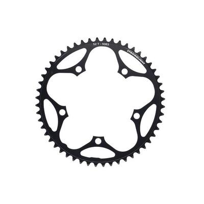 Kettingblad shimano/sram/fsa type s dural 9/10v 52t steek 130 zwart
