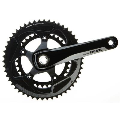 Crankset voor weggebruik sram rival22 bb30 yaw 50/34 no bb