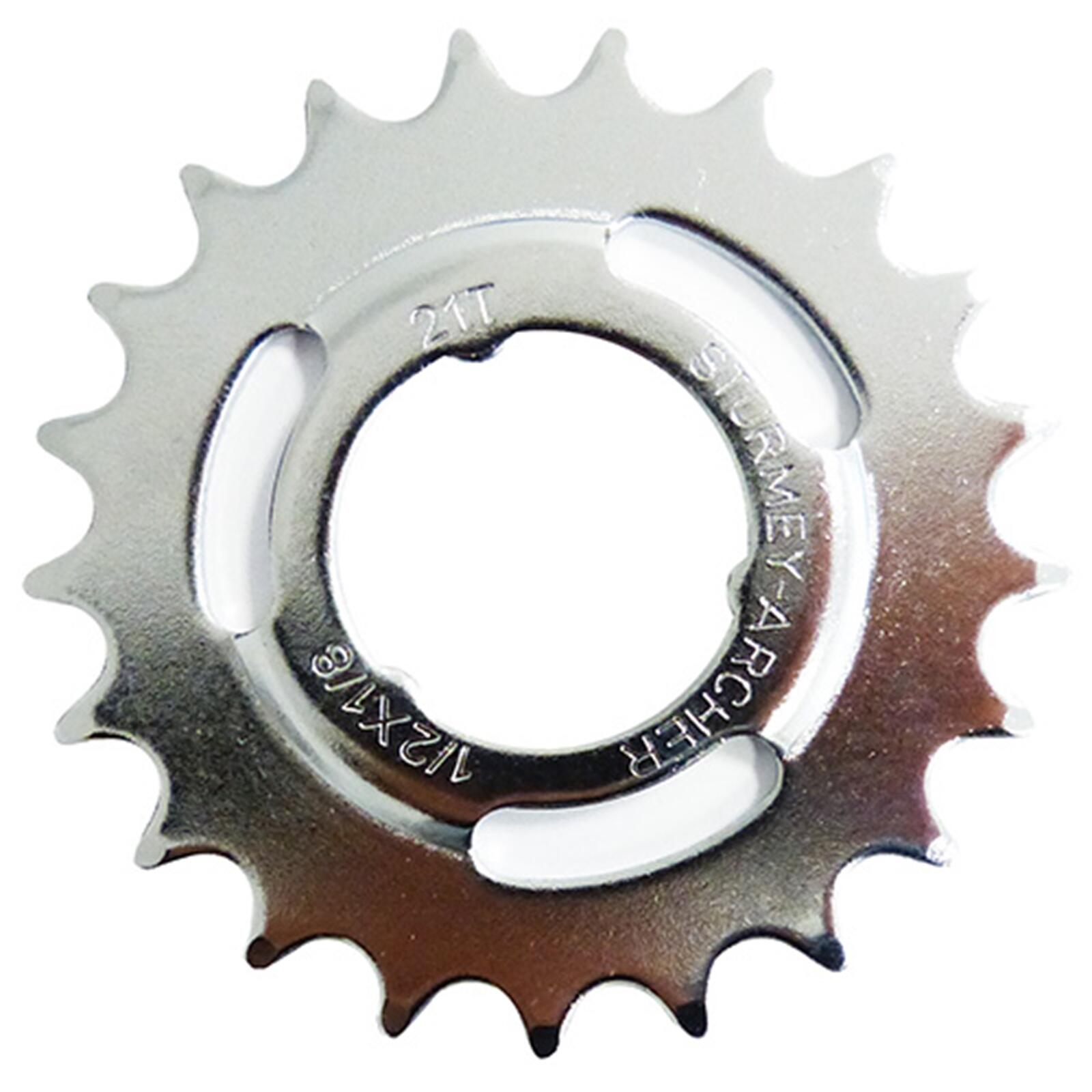 SUNRACE SturmeyArcher Pignone 21T 1/8 a bullone, cromato.