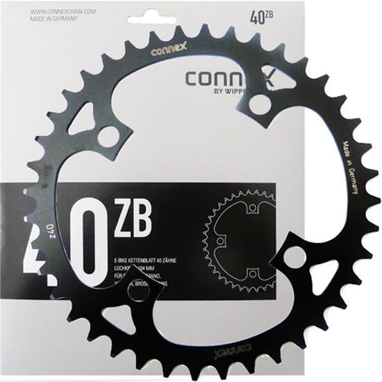 Connex Kettenblatt Kettenblatt E-Bike 40 Zähne schwarz - passend für Bosch - ...