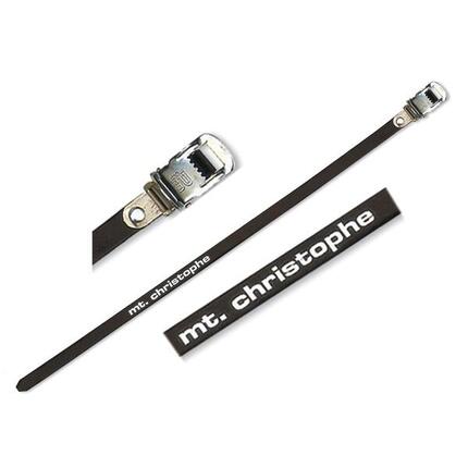 Zefal Pedalriemen Christopfe 515 XL schwarz, Nylon, 440mm, Paar