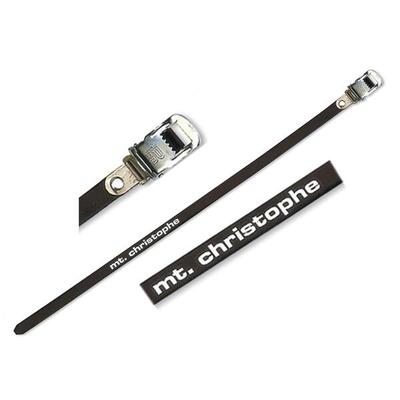 Zefal Pedalriemen Christopfe 515 XL schwarz. Nylon. 440mm. Paar