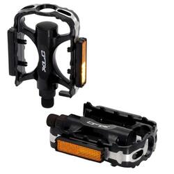 Paires de Pédales Plates XLC PD-M02 Aluminium Noir