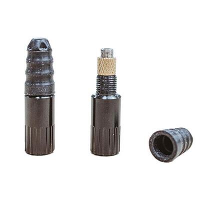 Schwalbe Ventil-Adapter MaxFlow SV mit Kappe, Paar, schwarz