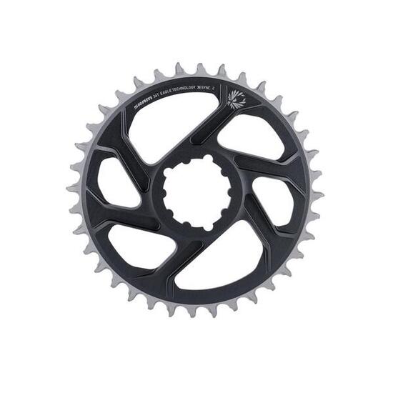Kettingring X-Sync 2 Eagle - Offset 6 mm - Maangrijs - 36 tanden