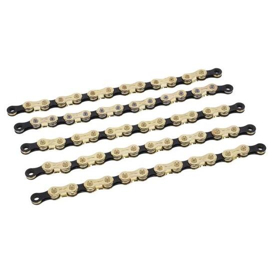XLC Fietsketting CC-C05, 1/2 x 11/128, 118 Gl. 11-f. , goud/zwart