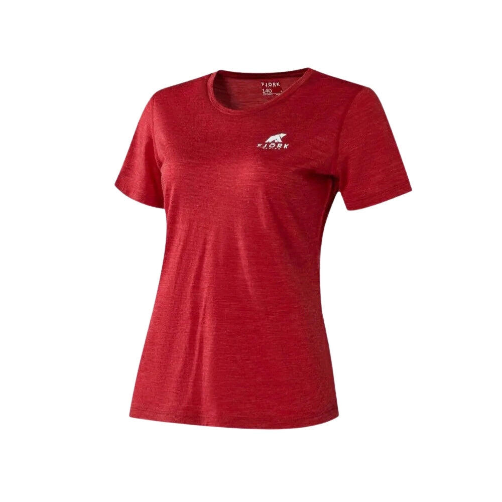 Trekking-T-Shirt aus Merinowolle für Damen 2/3