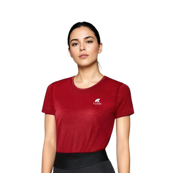 T-shirt de trekking en mérinos Femme