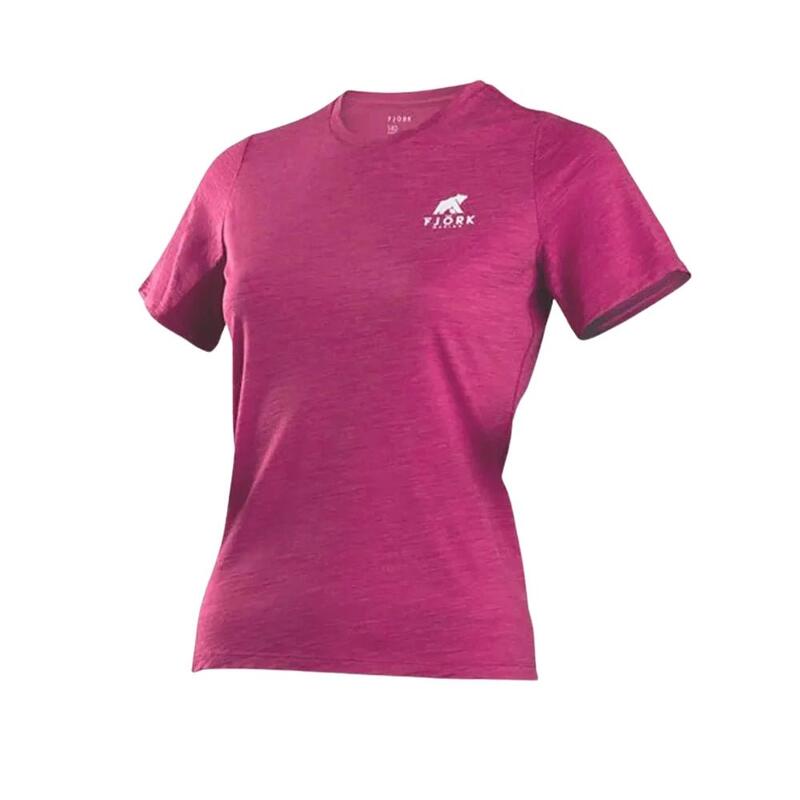 Trekking-T-Shirt aus Merinowolle für Damen