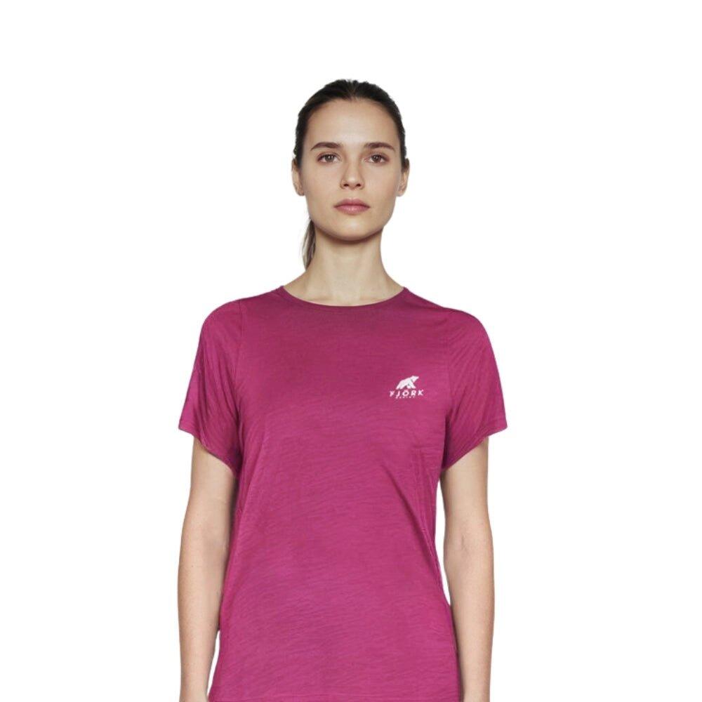 FJORK MERINO Merino-Trekking-T-Shirt für Damen