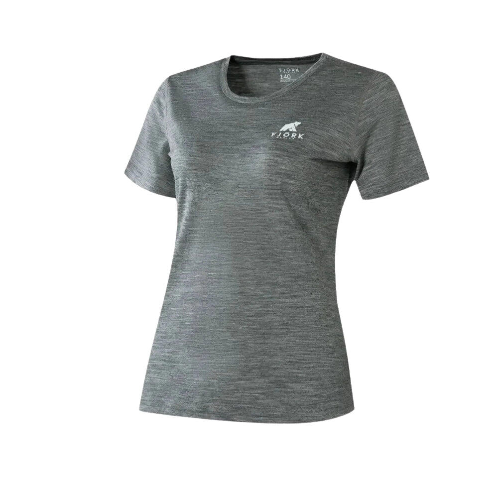 Trekking-T-Shirt aus Merinowolle für Damen 2/5