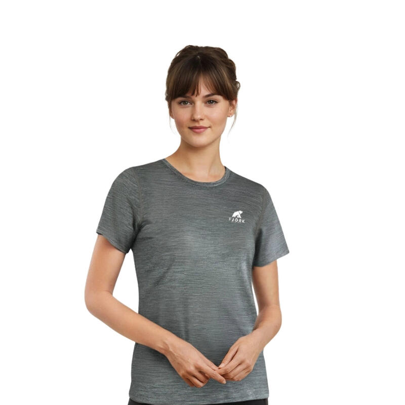 Trekking-T-Shirt aus Merinowolle für Damen
