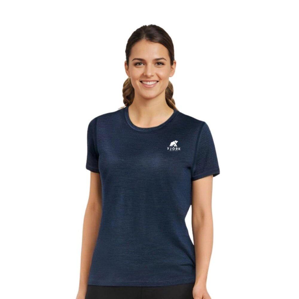 FJORK MERINO Merino-trekking-T-shirt voor dames