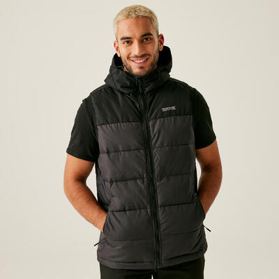 Bodywarmer hiking heren waterafstotend geïsoleerd