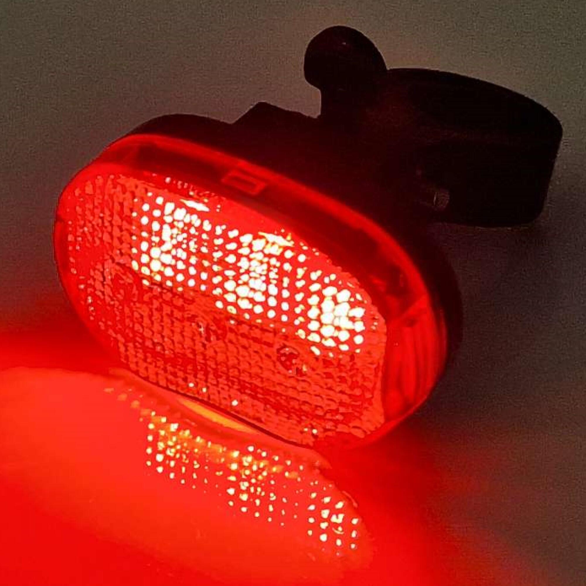 Superbright 3 x Red SMD LEDs AAA Battery Rear Bike/Bicycle Light 7/8