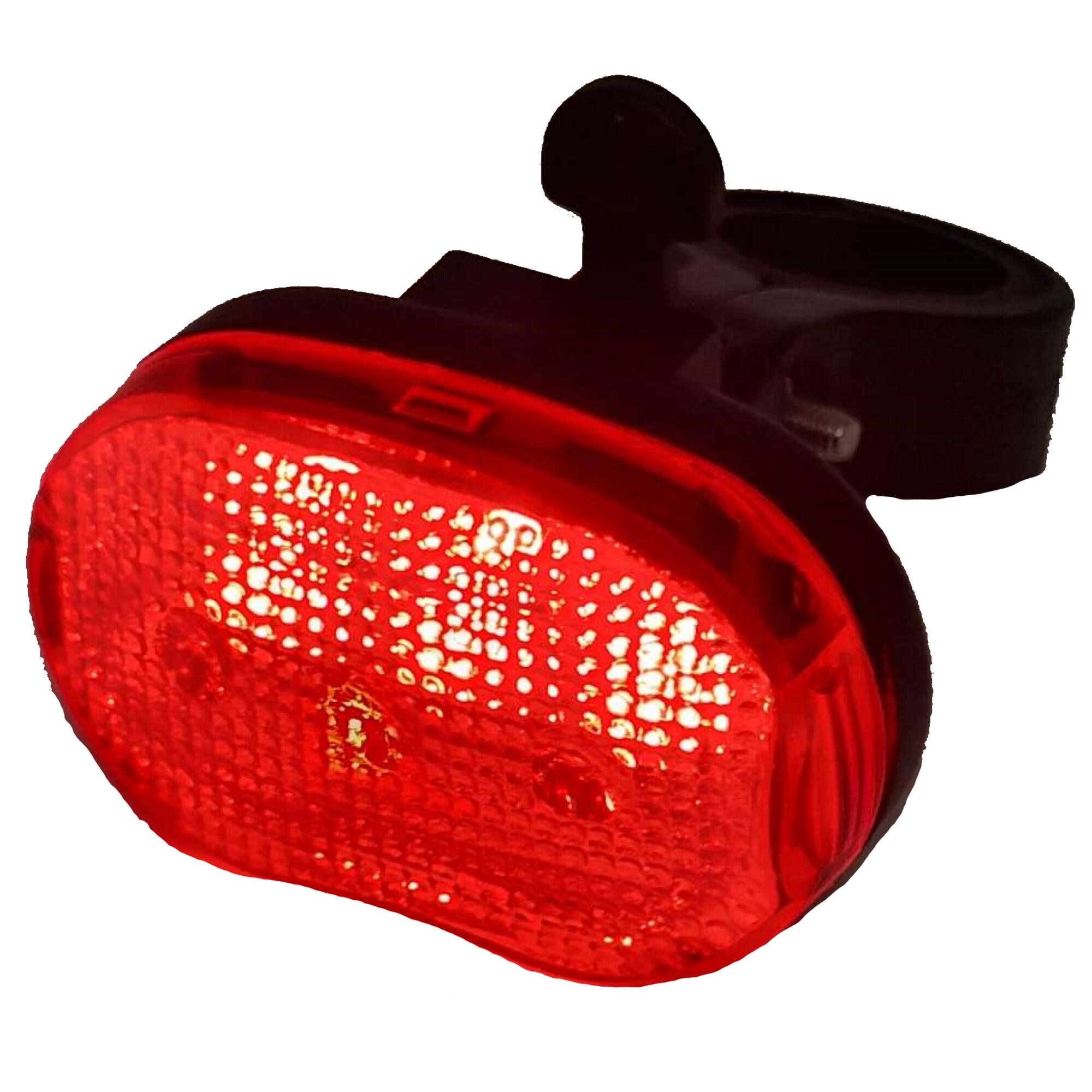Superbright 3 x Red SMD LEDs AAA Battery Rear Bike/Bicycle Light 3/8